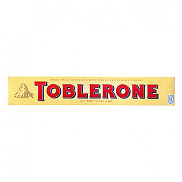 Toblerone Tablette de chocolat nougat lait miel amandes 100g