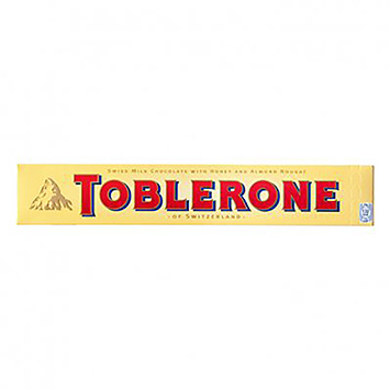 Toblerone Barrita de chocolate con leche, miel y almendras 100g