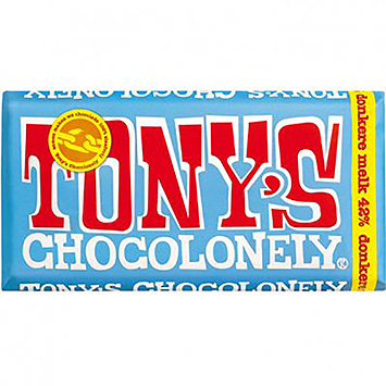 Tony's Chocolonely Donkere melk 42% 180g