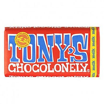 Tony's Chocolonely Tablette de chocolat au lait 180g
