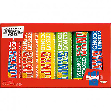 Tony's Chocolonely Pequeñas muestras 288g