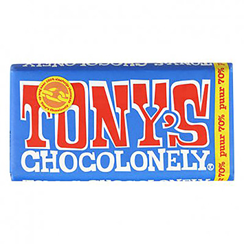 Tony's Chocolonely Tablette de chocolat noir 70% 180g