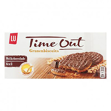 LU Time-out spannmål kex mjölkchoklad 195g