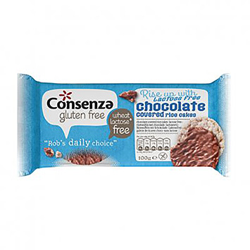 Consenza Ricecakes enrobés de chocolat 100g