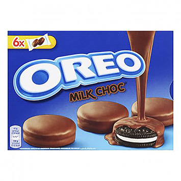 Oreo Biscuits fourrés à la vanille enrobés au chocolat au lait enrobed 246g