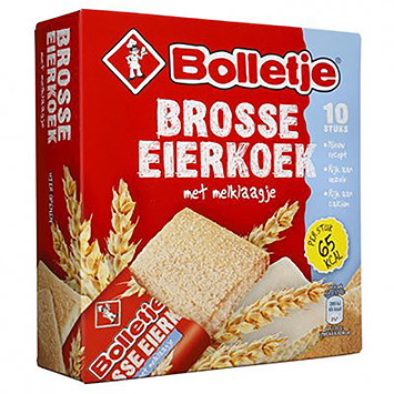 Bolletje Bolo de ovo quebradiço com cobertura de leite 155g