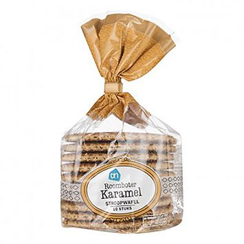 AH Roomboter karamel stroopwafel 312g