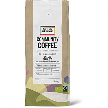 Fairtrade Original Community coffee mild roast organic filter ground 250g
