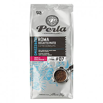 Perla Espresso Roma decaffeinato espresso macinato 250g