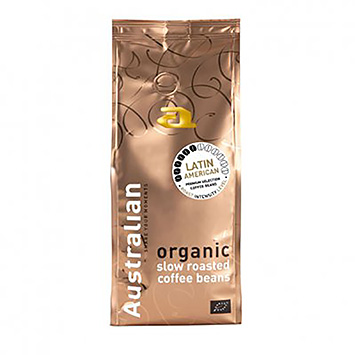 Australian Café em grão orgânicos torrado lenta latino-americana 500g