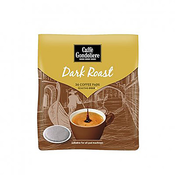 Caffè Gondoliere Dunkle Röstung 36 Kaffee Pads 250g