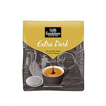 Caffè Gondoliere Extra dark 36 coffee pads 250g