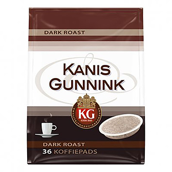 Kanis & Gunnink Torréfaction foncée 36 café dosettes  250g