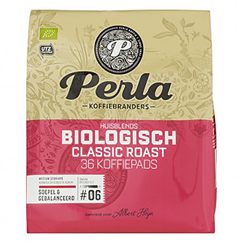 Perla Café bio torréfaction classique 36 dosettes 250g