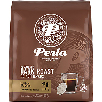 Perla Dark roast 36 koffiepads 250g