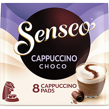 Senseo Cappuccino choco 8 coffee pads 92g