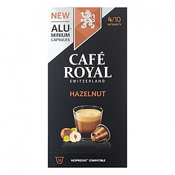 Café Royal Avellana 10 café en cápsulas 50g