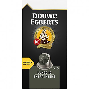 Douwe Egberts Lungo extra intenso 10 café en cápsulas 52g