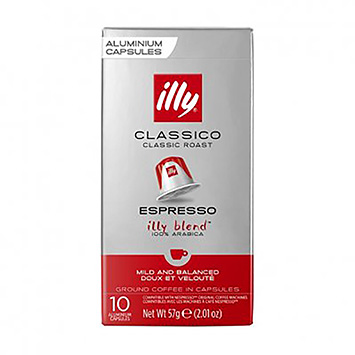Illy Espresso clásico 10 café en cápsulas 57g