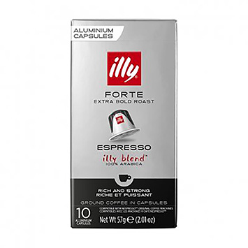 Illy Forte espresso 10 kaffekapsler 57g