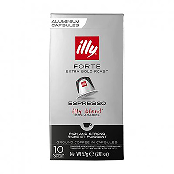 Illy Expresso forte 10 cápsulas de café  57g