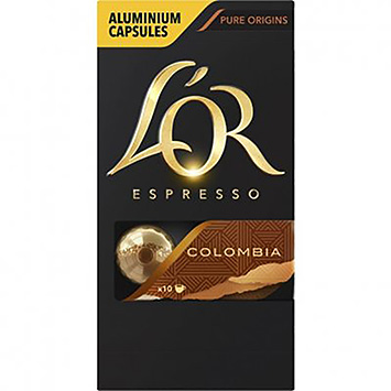 L'OR Espresso Colombie 10 café capsules 52g