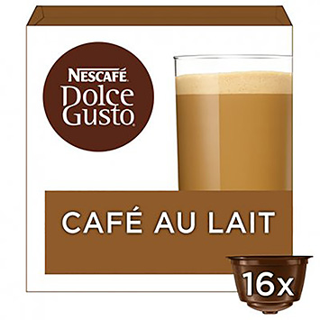 NESCAFÉ Dolce Gusto Café con Leche Descafeinado | 16 cápsulas de café