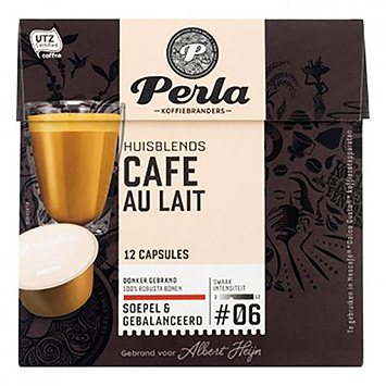 Perla Café con leche compatible con dolce gusto 12 café en cápsulas 144g