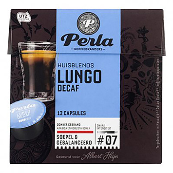 Perla Lungo décaféiné dolce gusto compatible 12 café capsules 78g
