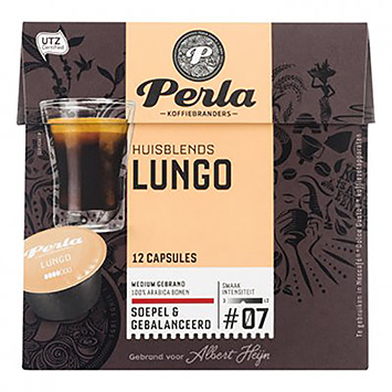 Perla Lungo compatibles con Dolce gusto 12 café en cápsulas 78g