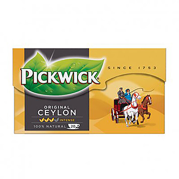 Pickwick Original svart te Ceylon 20 pack 40g