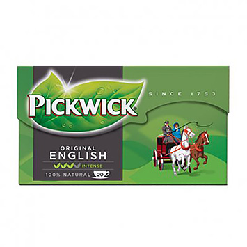Pickwick Original chá preto Inglês 20 saquetas 40g