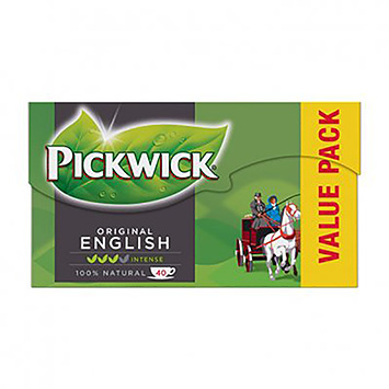 Pickwick Original svart te English 40 pack 80g