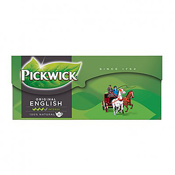 Pickwick Original chá preto Inglês 20 saquetas 80g
