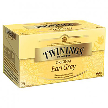 Twinings Svart te Earl Grey 25 pack 50g
