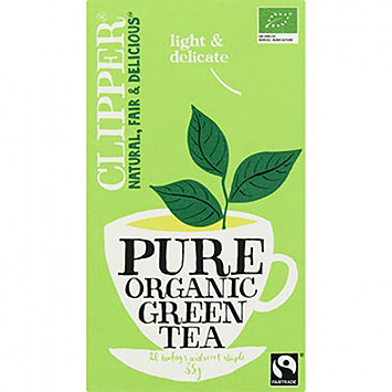 Clipper Chá verde orgânico puro 20 saquetas 35g