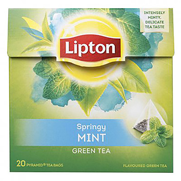 Lipton Intense mint green tea 20 bags 36g