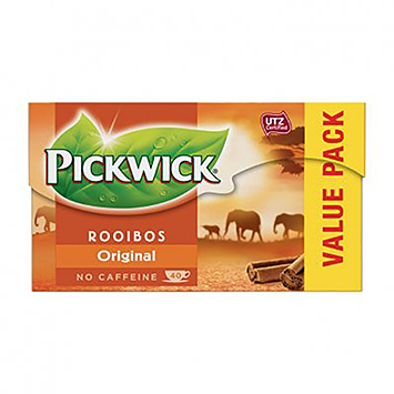 Pickwick Infusão rooibos originais 40 saquetas 60g