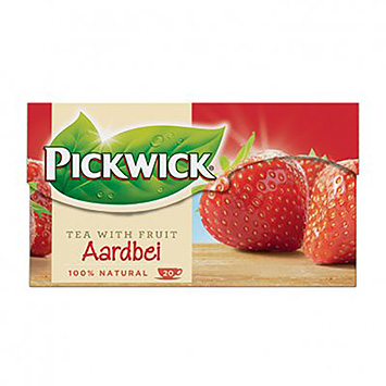 Pickwick Thé aux fruits fraise 20 sachets 30g