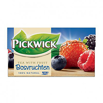 Pickwick Thé aux fruits fruits des bois 20 sachets 30g