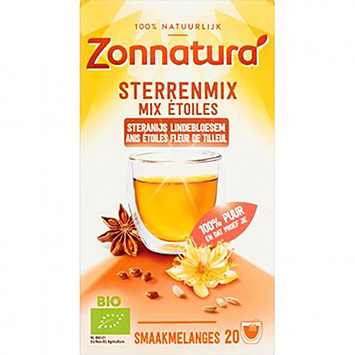 Zonnatura Sterrenmix steranijs lindebloesem 20 zakjes 45g