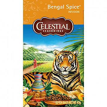 Celestial Seasonings Especiaria de Bengala 20 saquinhos 47g