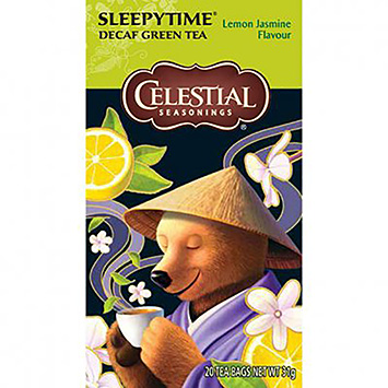 Celestial Seasonings Sleepytime green tea lemon jasmin 20 bags 31g