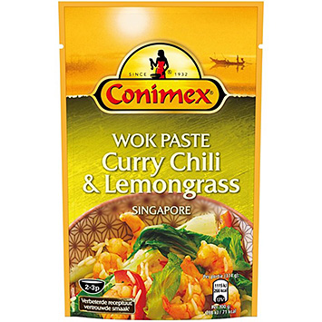 Conimex Wok paste curry chili lemongrass 130g