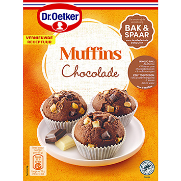 Dr. Oetker Bakmix muffins choklad 345g