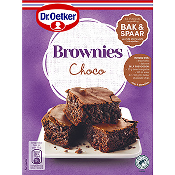 Dr. Oetker Preparado alimenticio en polvo para hacer brownies 360g
