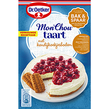 Dr. Oetker Monchoutaart met kandijkoekjesbodem 385g