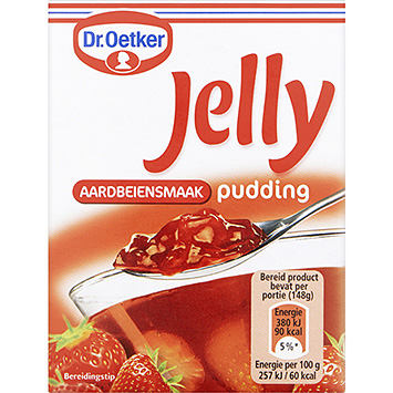 Dr. Oetker Jelly Pudding Erdbeergeschmack 94g