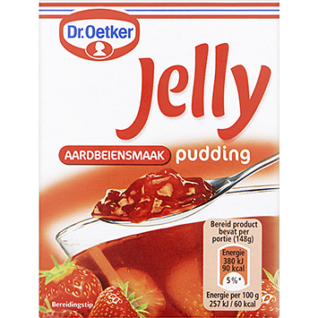 Dr. Oetker Gelépudding jordgubbssmak 94g