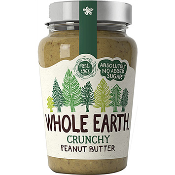 Whole Earth Manteiga de amendoim crocante 340g